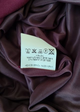 Vestido midi burdeos de Trucco, S