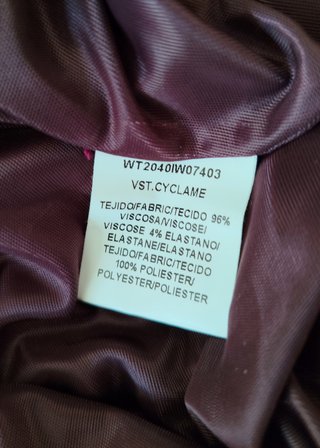 Vestido midi burdeos de Trucco, S