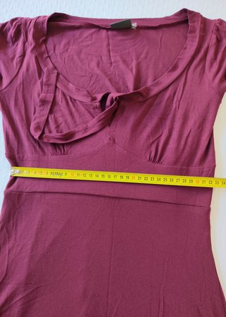 Vestido midi burdeos de Trucco, S