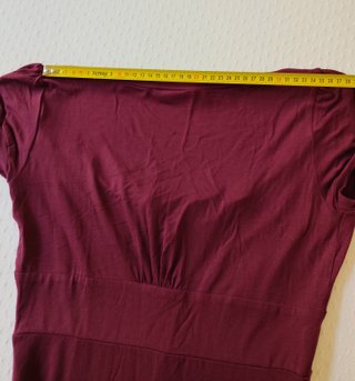 Vestido midi burdeos de Trucco, S
