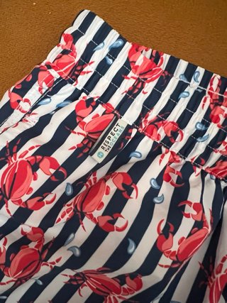 Bañador Oxylane Talla M Estampado Cangrejos