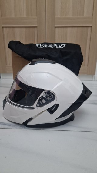 Casco Moto Blanco VGV