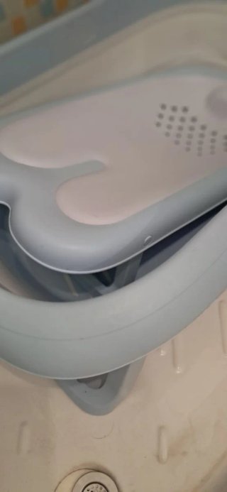 Bañera bebé plegable azul