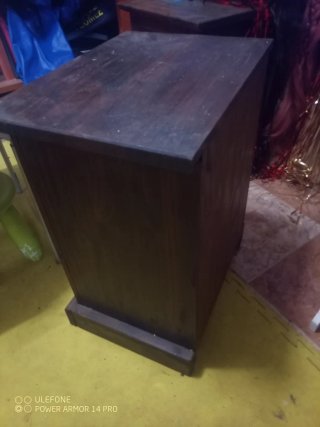 2 Mesitas de Noche Rústicas Madera