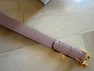Cintura Celine Marrone Oro