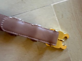 Cintura Celine Marrone Oro