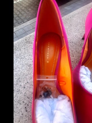 Zapatos tacón Zara fucsia satén T38