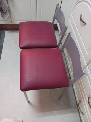 Juego de 2 sillas de cocina