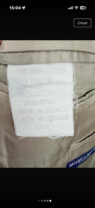 Blazer verde salvia cotone leggero L
