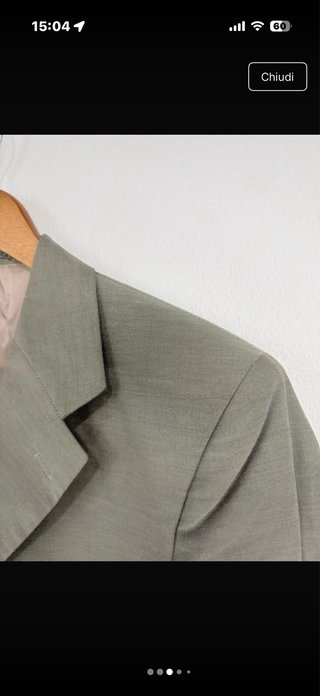 Blazer verde salvia cotone leggero L
