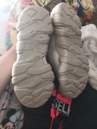Zapatillas Zara Beige Talla 37