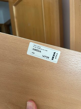 Estantería Inreda Ikea madera