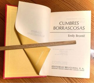 Libro: “CUMBRES BORRASCOSAS” (WUTHERING HEIGHTS)