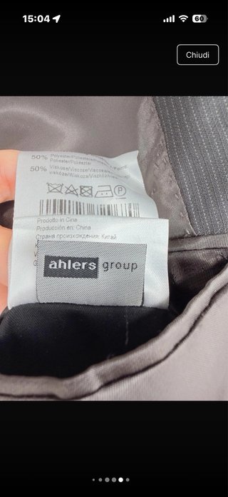Pierre Cardin Blazer Lana Righe Nero L