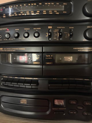 Equipo de música Audio Wave negro