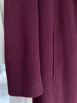 Abrigo Lana Vintage Burdeos T48