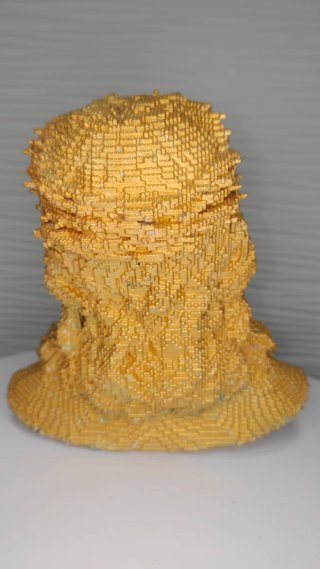 Escultura Jesús Arte Contemporáneo Dorado
