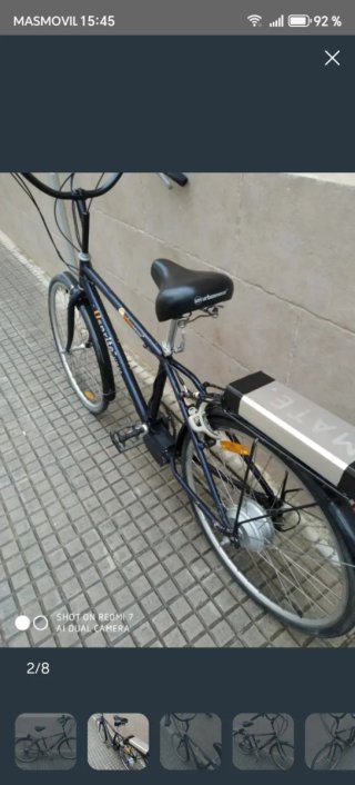 Bici eléctrica paseo ruedas grandes