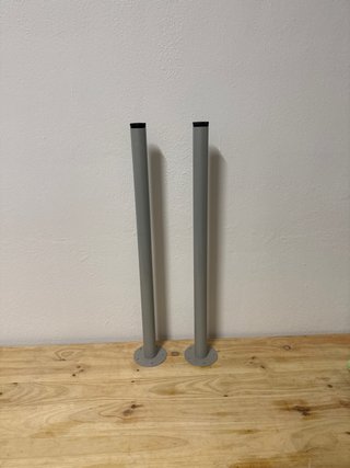 Patas para escritorio metálicas 70cm