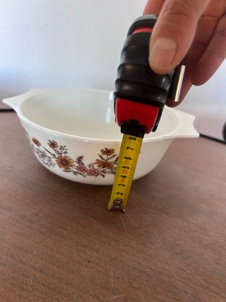 Pyrex Vintage Country Autumn Casserole Dish