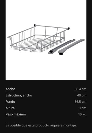 Cesto Utrusta IKEA 40cm