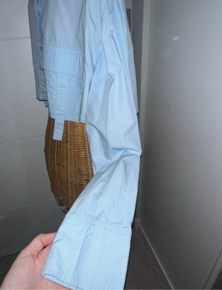 Camisa manga larga azul