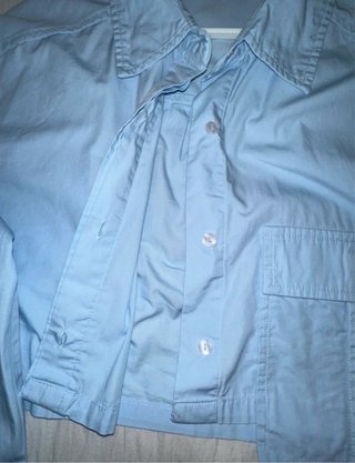 Camisa manga larga azul