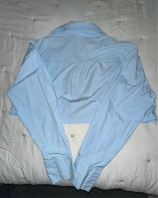 Camisa manga larga azul