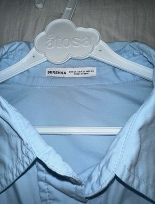 Camisa manga larga azul