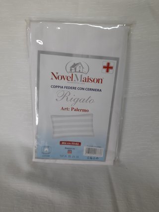 Lotto 2 Coppie (4)Federe copricuscino con zip