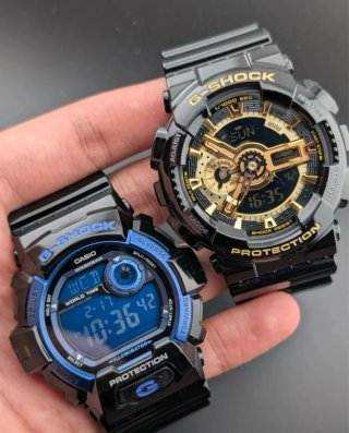 Juego de relojes Casio G-SHOCK Azul y Dorado