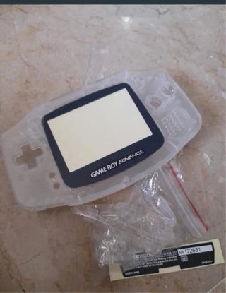 Carcasa transparente Game Boy Advance