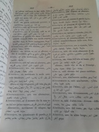 Dizionario italiano arabo arabo italiano