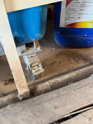 Bañera Cemo 700L con soporte y ruedas