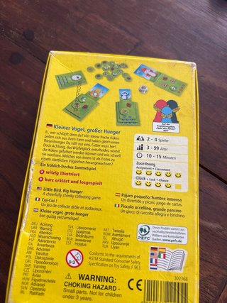 Juego de mesa HABA: Kleiner Vogel, großër Hunger