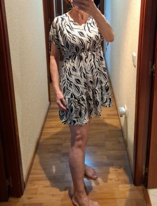 Vestido estampado nuevo