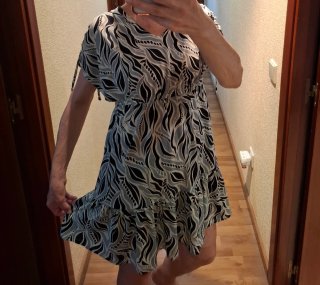 Vestido estampado nuevo