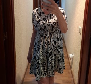 Vestido estampado nuevo