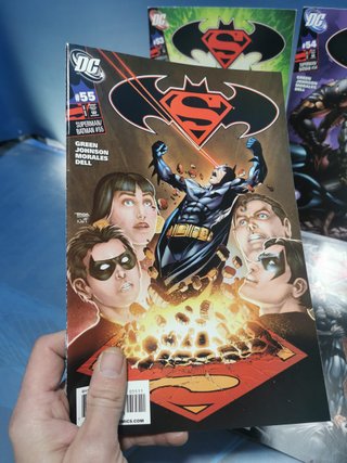 cómics BATMAN & SUPERMAN nº 53 al 56, edición usa