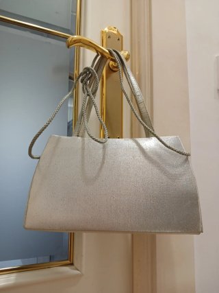 Bolso de fiesta plateado