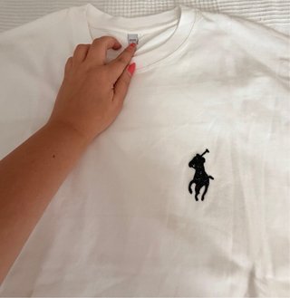 Camiseta estilo Polo Talla XL Negra