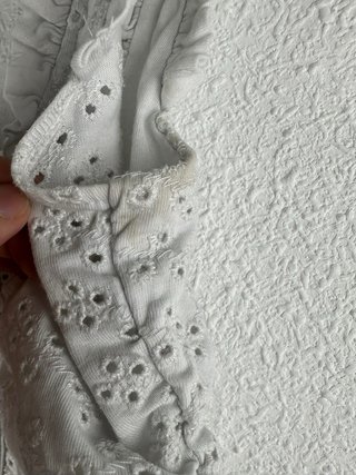 Top tirante blanco Zara bordado