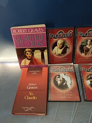 2 Libros + 5 dvds-la serie BBC, YO CLAUDIO
