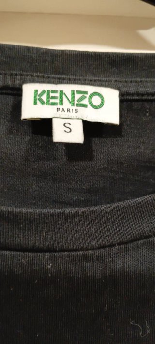 Camiseta Kenzo Negra Estampada Tigre