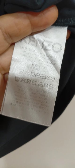 Camiseta Kenzo Negra Estampada Tigre