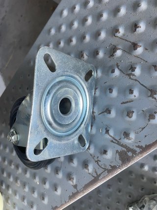 Rueda loca pivotante 100 mm (juego de 4 unidades)