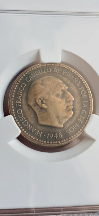 Peseta 1946 F. Franco Benlliure