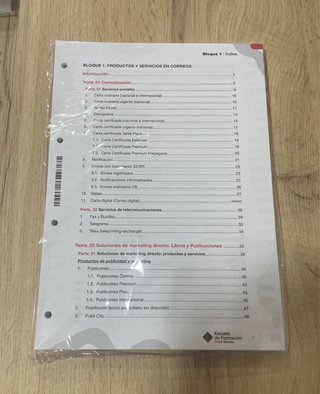 Temario Correos oposiciones
