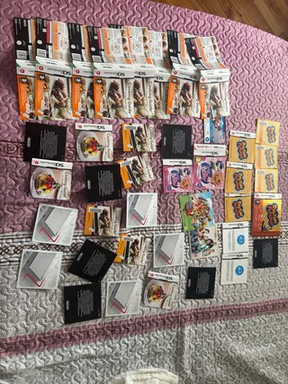 Lote portadas, manuales ,folletos para Nintendo ds