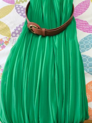 Vestido Zara verde Talla S